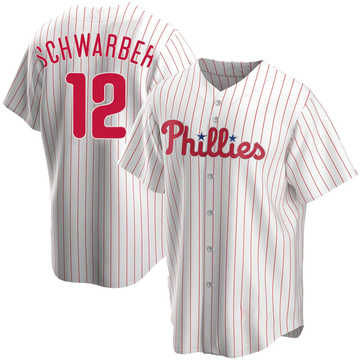 Replica Kyle Schwarber Youth Philadelphia Phillies White Home Jersey