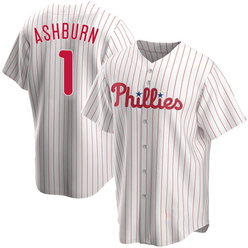 Replica Richie Ashburn Men's Philadelphia Phillies White Home Jersey